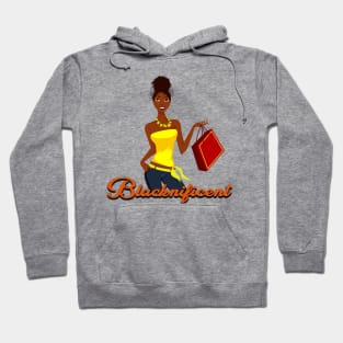 Blacknificent, Confident Black Woman, Melanin Hoodie